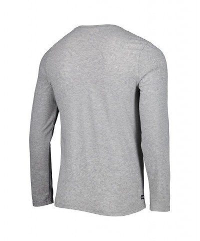 Men's Heathered Gray Seattle Seahawks Combine Authentic Red Zone Long Sleeve T-shirt $19.79 T-Shirts