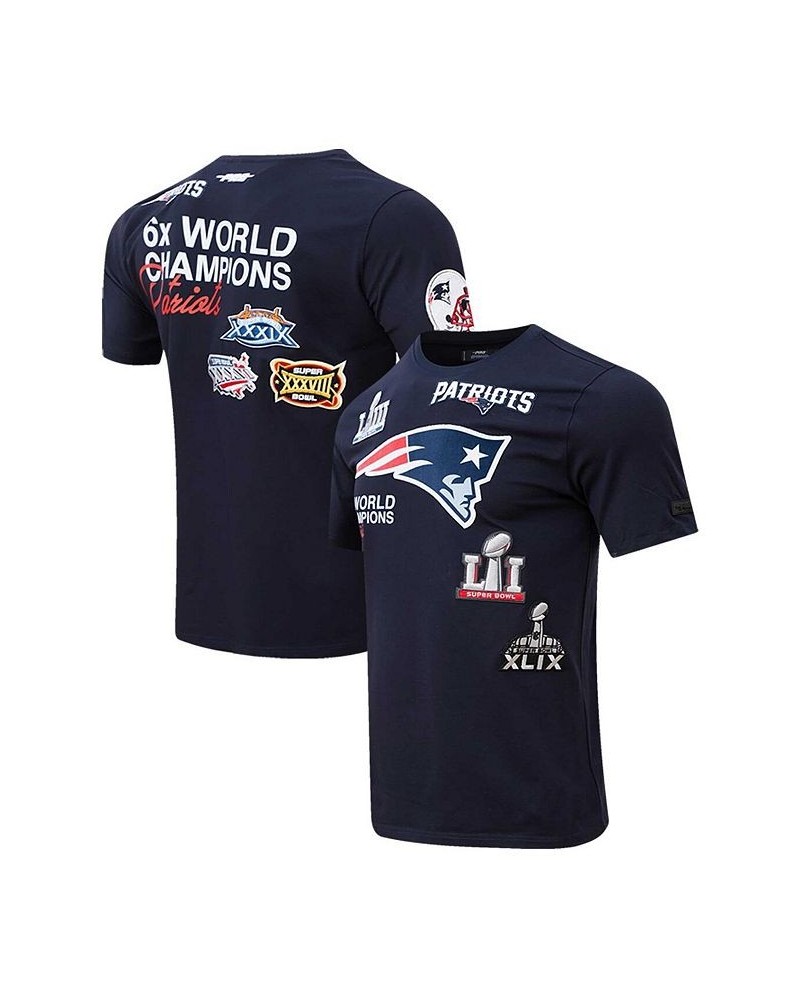 Men's Navy New England Patriots Championship T-shirt $31.50 T-Shirts