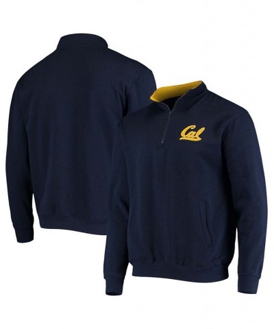 Men's Navy Cal Bears Tortugas Logo Quarter-Zip Jacket $32.39 Sweatshirt