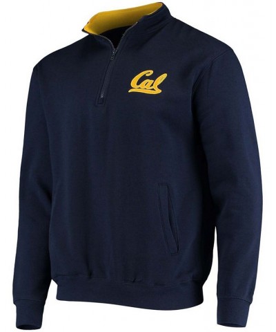 Men's Navy Cal Bears Tortugas Logo Quarter-Zip Jacket $32.39 Sweatshirt