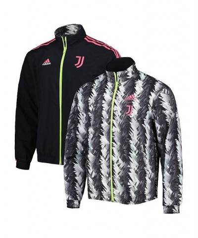 Men's Black Juventus 2022/23 On-Field Team Logo Anthem Reversible Full-Zip Jacket $36.00 Jackets