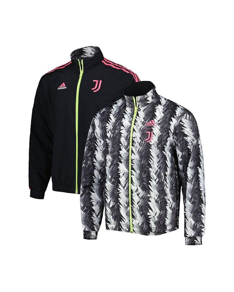 Men's Black Juventus 2022/23 On-Field Team Logo Anthem Reversible Full-Zip Jacket $36.00 Jackets