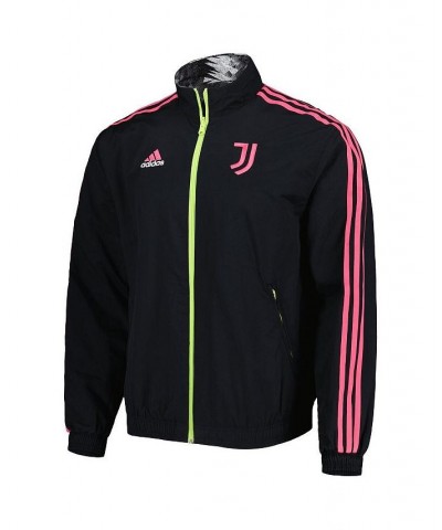 Men's Black Juventus 2022/23 On-Field Team Logo Anthem Reversible Full-Zip Jacket $36.00 Jackets