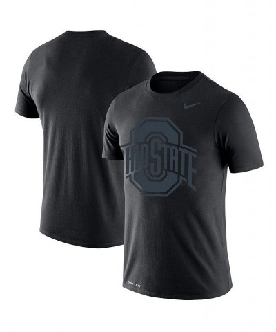 Men's Black Ohio State Buckeyes Big and Tall Legend Tonal Performance T-shirt $27.99 T-Shirts