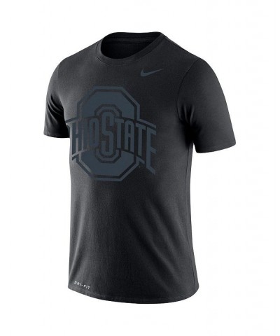 Men's Black Ohio State Buckeyes Big and Tall Legend Tonal Performance T-shirt $27.99 T-Shirts