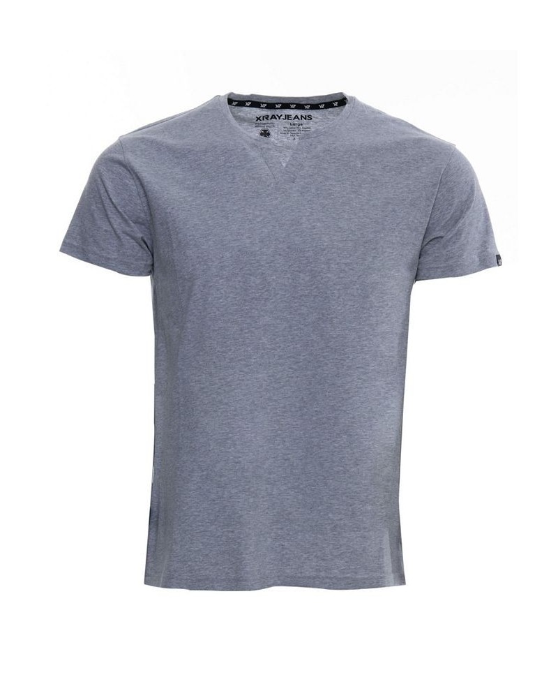 Men's Basic Notch Neck Short Sleeve T-shirt PD22 $15.29 T-Shirts