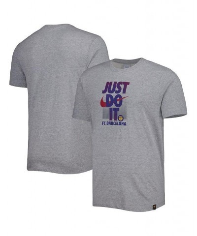 Men's Gray Barcelona Just Do It T-shirt $22.00 T-Shirts