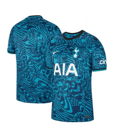 Men's Blue Tottenham Hotspur 2022/23 Third Replica Jersey $50.40 Jersey