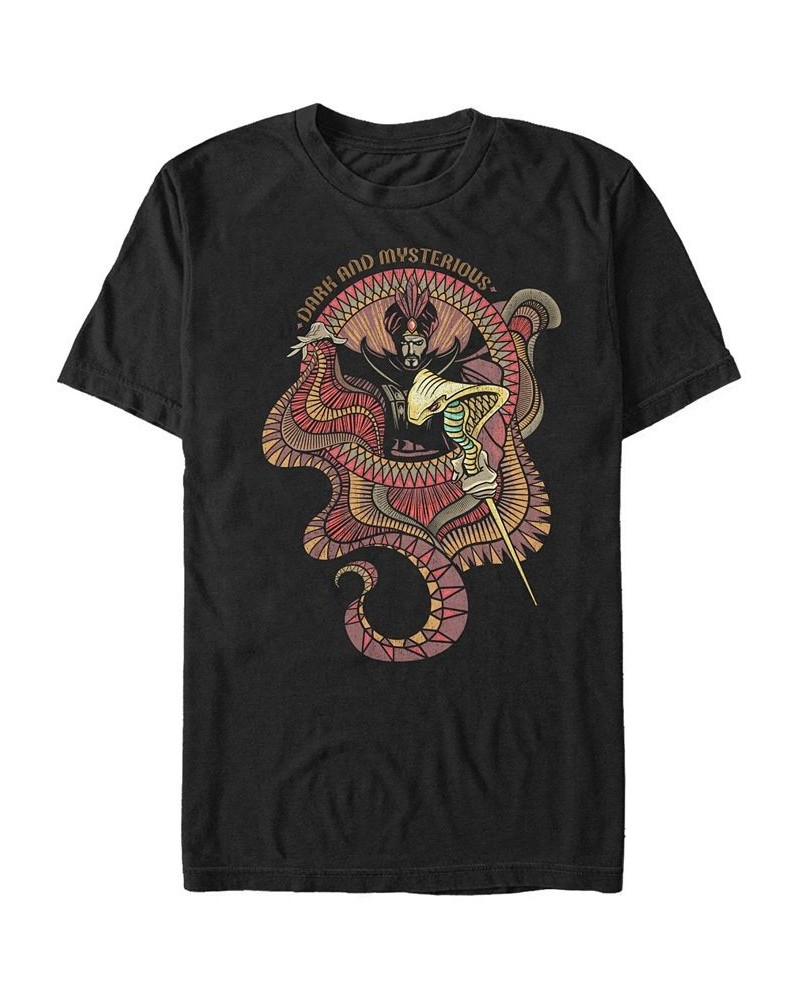 Disney Men's Aladdin Live Action Jafar Dark Mysterious Short Sleeve T-Shirt Black $18.54 T-Shirts