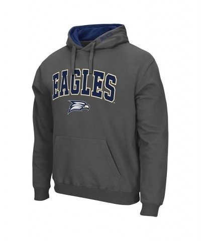 Men's Charcoal Georgia Southern Eagles Arch and Logo Pullover Hoodie $19.35 Sweatshirt