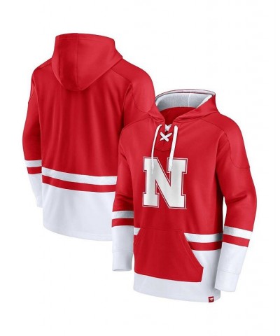 Men's Branded Scarlet Nebraska Huskers First Battle Pullover Hoodie $30.00 Sweatshirt