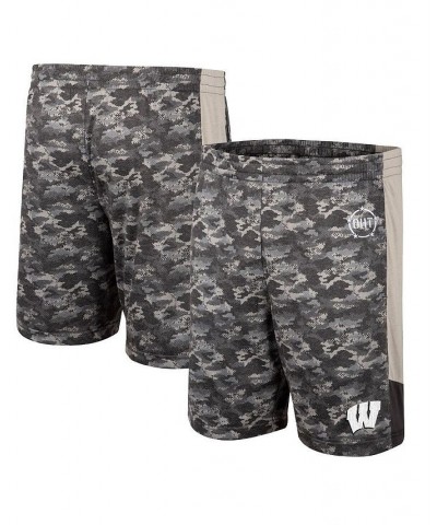 Men's Camo Wisconsin Badgers OHT Military-Inspired Appreciation Terminal Shorts $22.54 Shorts