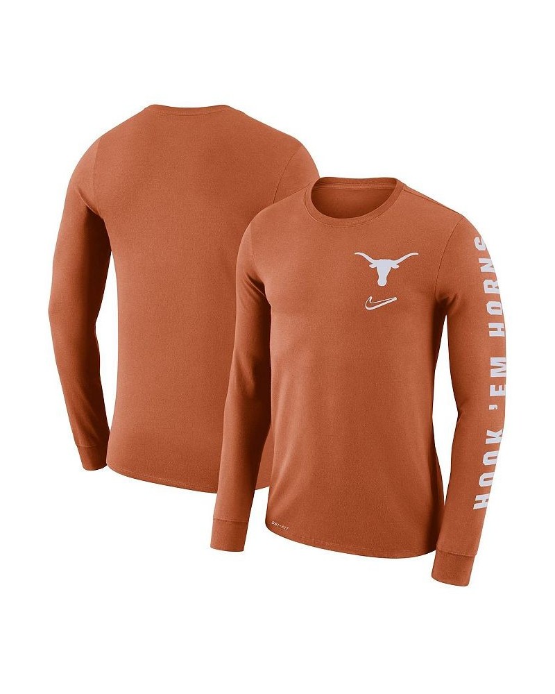 Men's Texas Orange Texas Longhorns Local Mantra Performance Long Sleeve T-shirt $18.00 T-Shirts