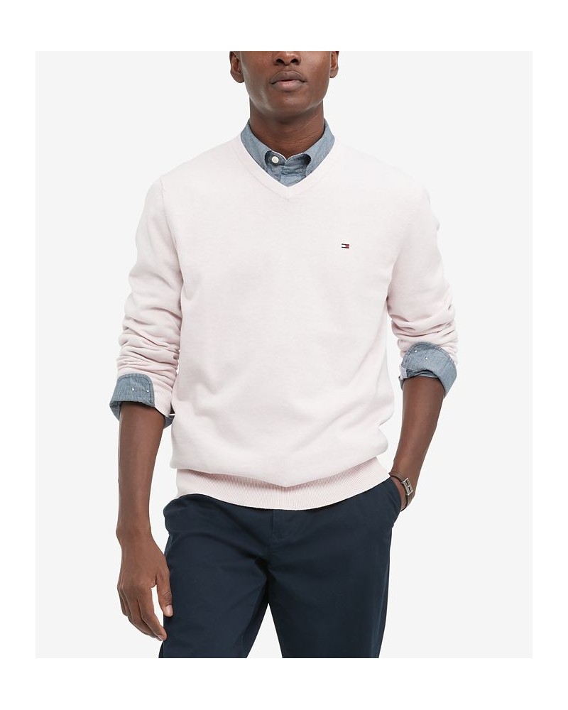 Men's Signature Solid V-Neck Sweater PD08 $29.90 Sweaters