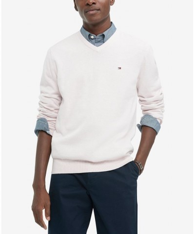 Men's Signature Solid V-Neck Sweater PD08 $29.90 Sweaters