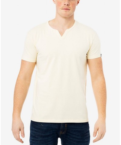 Men's Basic Notch Neck Short Sleeve T-shirt PD05 $15.29 T-Shirts