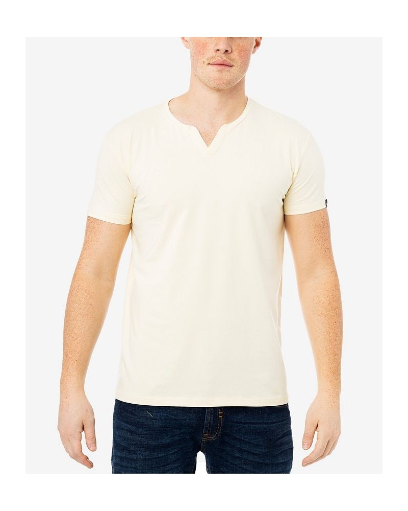 Men's Basic Notch Neck Short Sleeve T-shirt PD05 $15.29 T-Shirts