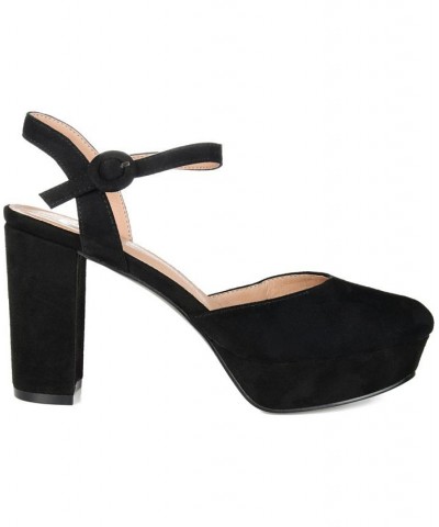 Women's Roslynn Platform Heels Black $51.99 Shoes