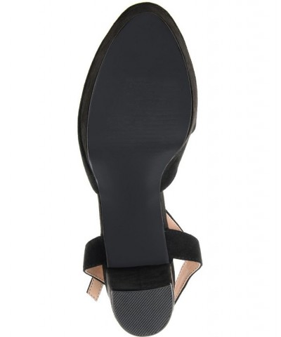 Women's Roslynn Platform Heels Black $51.99 Shoes