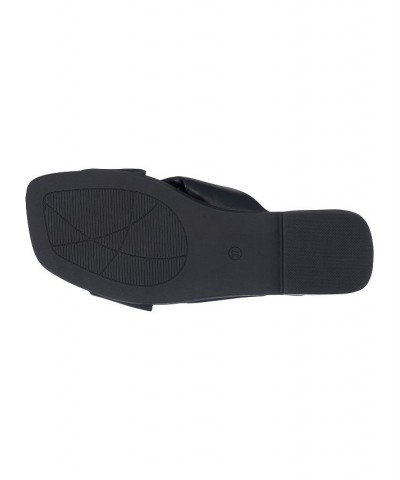 Women's Perri Slide Sandals Black $30.59 Shoes