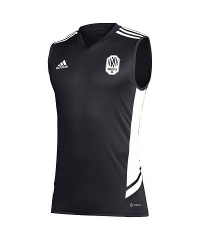 Men's Black, White Nashville SC Sleeveless Training Jersey $31.34 Jersey