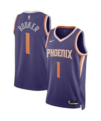 Men's and Women's Devin Booker Purple Phoenix Suns 2022/23 Swingman Jersey - Icon Edition $52.00 Jersey