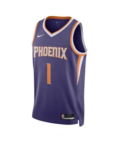 Men's and Women's Devin Booker Purple Phoenix Suns 2022/23 Swingman Jersey - Icon Edition $52.00 Jersey