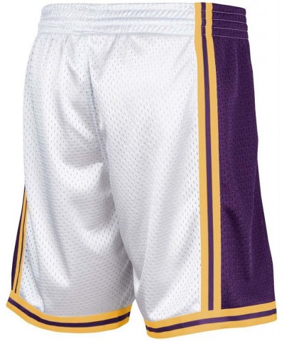 Men's White Los Angeles Lakers Hardwood Classic Reload Swingman Shorts $31.50 Shorts