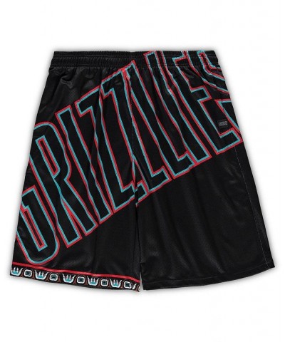 Men's Black Memphis Grizzlies Big and Tall Hardwood Classics Big Face 2.0 Shorts $42.30 Shorts