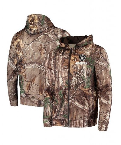 Men's Realtree Camo Las Vegas Raiders Trophy Tech Fleece Full-Zip Hoodie $35.63 Sweatshirt