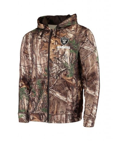 Men's Realtree Camo Las Vegas Raiders Trophy Tech Fleece Full-Zip Hoodie $35.63 Sweatshirt