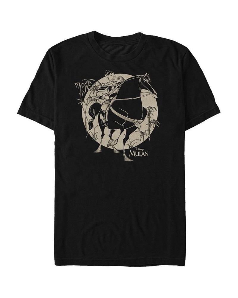 Men's Mulan Short Sleeve Crew T-shirt Black $17.50 T-Shirts