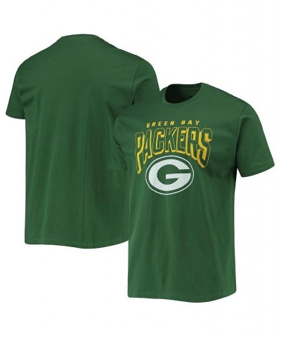 Men's Green Green Bay Packers Bold Logo T-shirt $24.74 T-Shirts