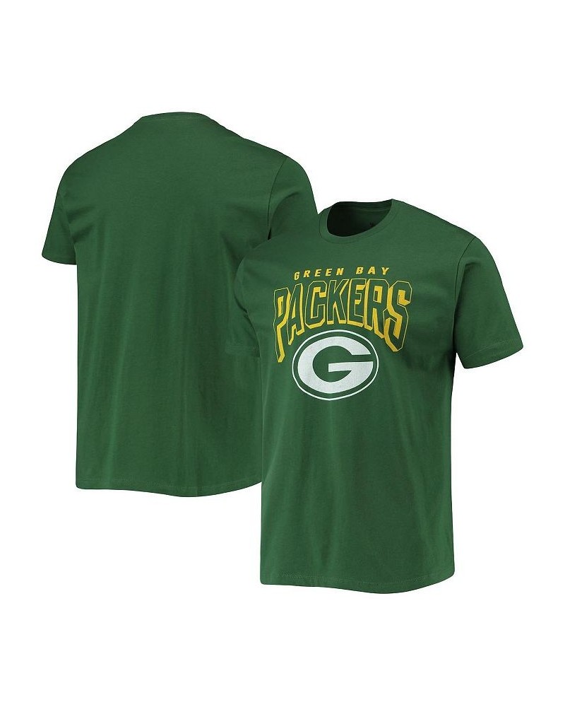 Men's Green Green Bay Packers Bold Logo T-shirt $24.74 T-Shirts