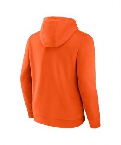 Men's Branded Orange Clemson Tigers Arch & Logo Tackle Twill Pullover Hoodie $25.20 Sweatshirt