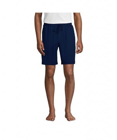 Men's Comfort Knit Pajama Shorts Blue $29.67 Pajama