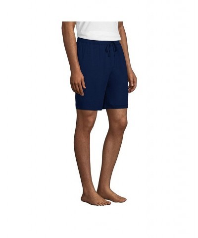 Men's Comfort Knit Pajama Shorts Blue $29.67 Pajama