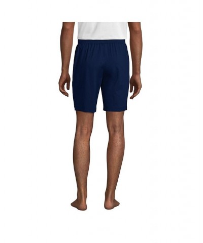 Men's Comfort Knit Pajama Shorts Blue $29.67 Pajama