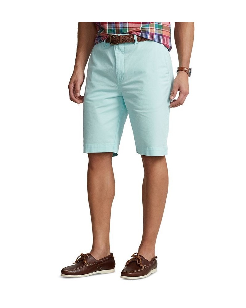 Men's Big & Tall Stretch Classic-Fit Chino Shorts Blue $40.80 Shorts