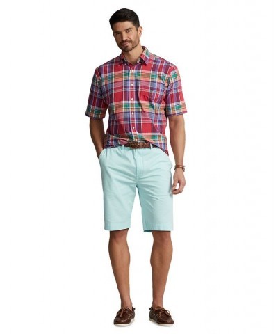 Men's Big & Tall Stretch Classic-Fit Chino Shorts Blue $40.80 Shorts