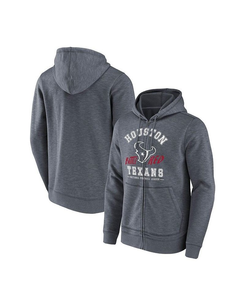 Men's NFL x Darius Rucker Collection by Navy Houston Texans Slub Full-Zip Hoodie $37.22 Sweatshirt