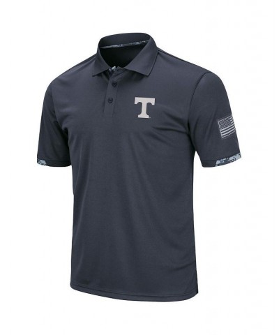 Men's Big and Tall Charcoal Tennessee Volunteers OHT Military-Inspired Appreciation Digital Camo Polo Shirt $33.79 Polo Shirts