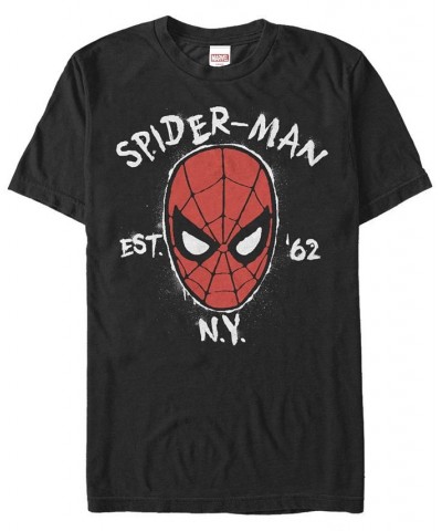 Marvel Men's Comic Collection Spider-Man Established In 1962 Short Sleeve T-Shirt Black $14.00 T-Shirts