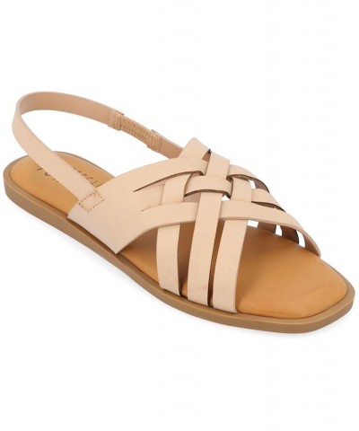 Women's Merrin Woven Sandals Tan/Beige $33.00 Shoes