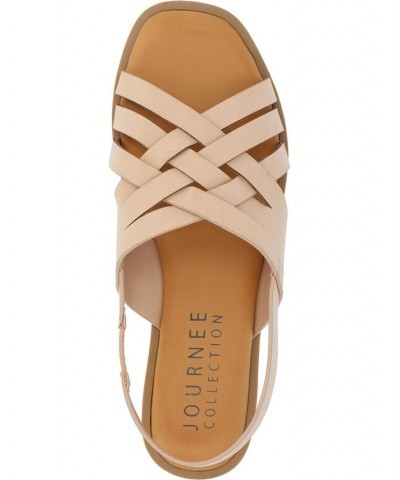 Women's Merrin Woven Sandals Tan/Beige $33.00 Shoes