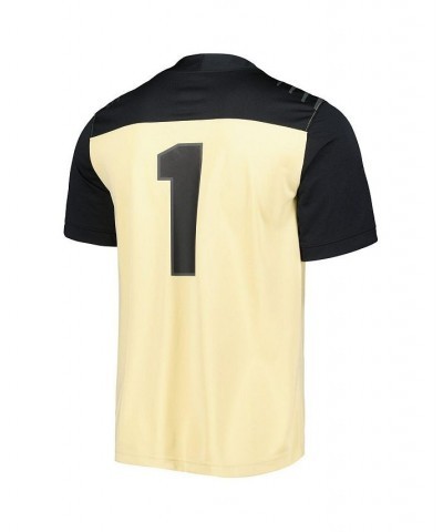 Men's 1 Gold Purdue Boilermakers Untouchable Football Jersey $56.35 Jersey