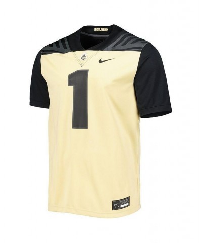 Men's 1 Gold Purdue Boilermakers Untouchable Football Jersey $56.35 Jersey