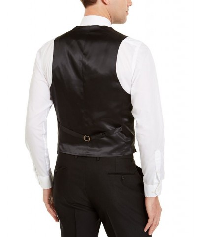 Men's Classic-Fit Black Tuxedo Vest Black $32.46 Suits