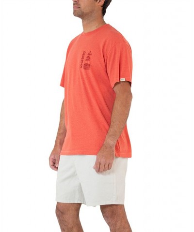 Men's Tectonic T-Shirt Red $30.24 T-Shirts