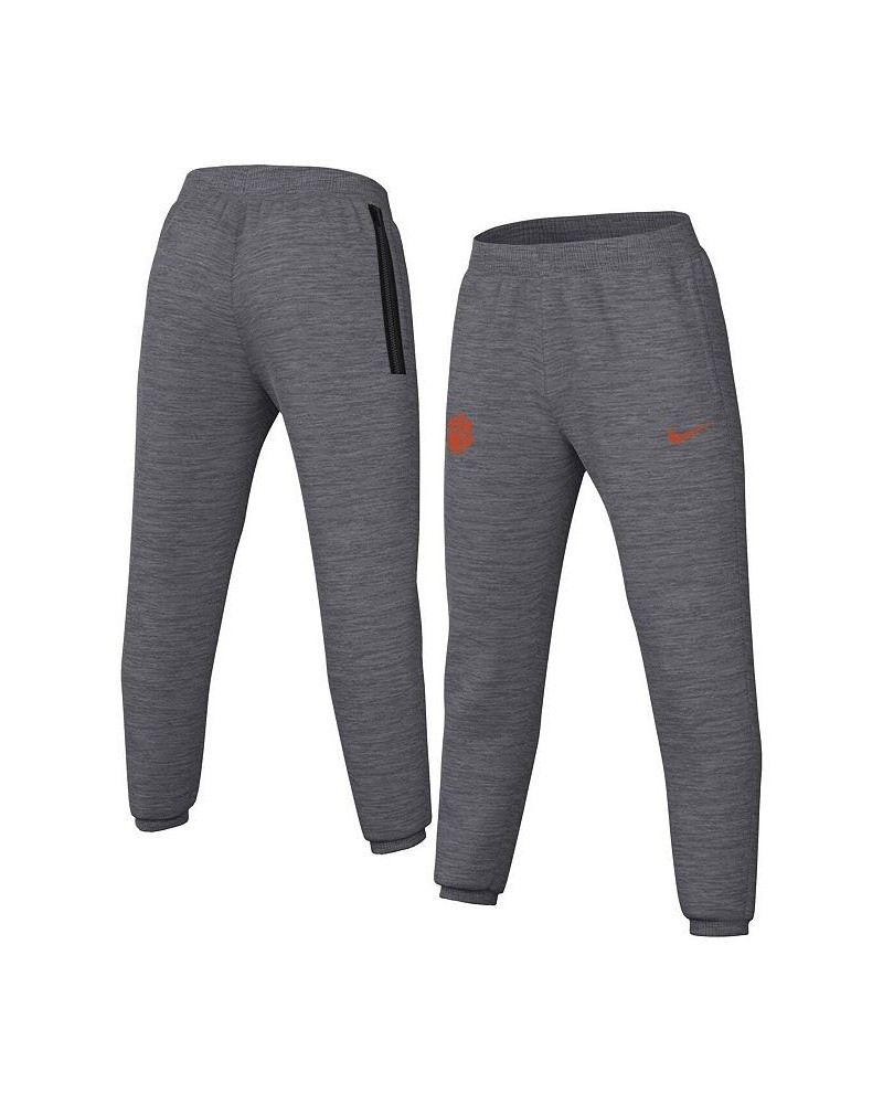 Men's Heather Gray Clemson Tigers Team Logo Spotlight Performance Pants $40.79 Pants